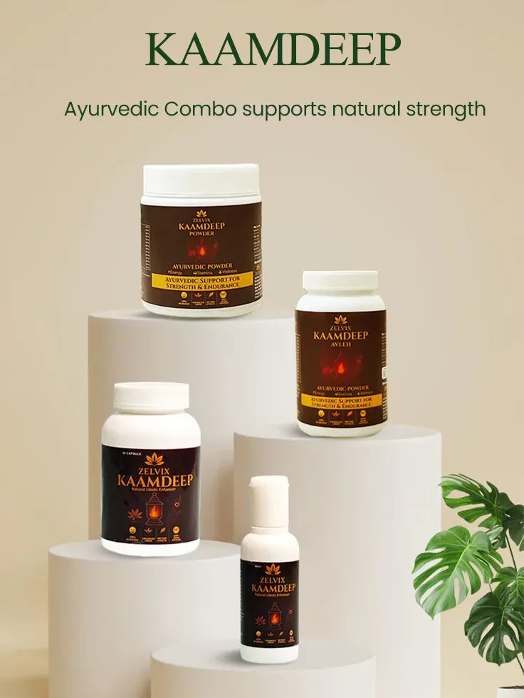 Kaamdeep – Ayurvedic Support for Men’s Vitality, Energy and Performance